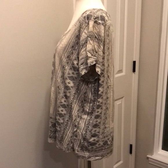 GONE 2/28- LUCKY BRAND Patterned Knit Top - Picture 4 of 8